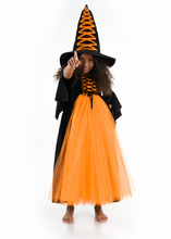 Load image into Gallery viewer, Orange Witch Costume