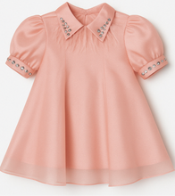 Load image into Gallery viewer, Pink Organza Short Sleeves