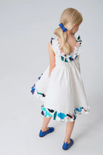 Load image into Gallery viewer, Blue Ruffled Dress