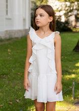 Load image into Gallery viewer, White Ruffled Dress