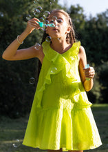 Load image into Gallery viewer, Neon Ruffled Dress