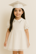Load image into Gallery viewer, White Organza Short Sleeves