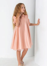 Load image into Gallery viewer, Pink Organza Short Sleeves