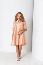 Load image into Gallery viewer, Pink Organza Short Sleeves