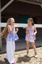 Load image into Gallery viewer, Blue Gardenia Skirt