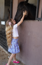 Load image into Gallery viewer, Blue Gardenia Skirt