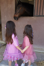 Load image into Gallery viewer, Pink Pom-Pom Dress
