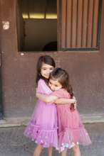 Load image into Gallery viewer, Pink Pom-Pom Dress