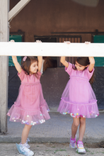 Load image into Gallery viewer, Lilac Pom-Pom Dress