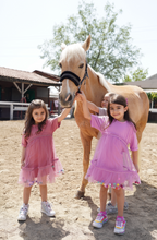 Load image into Gallery viewer, Lilac Pom-Pom Dress