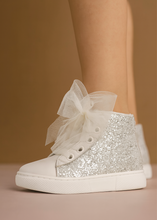 Load image into Gallery viewer, White Sparkle Tulle