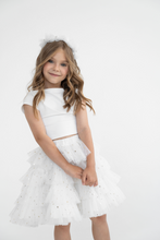 Load image into Gallery viewer, White Twirl Skirt
