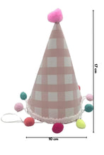 Load image into Gallery viewer, Cardboard Birthday Cone Crown