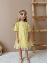 Load image into Gallery viewer, Yellow Pom-Pom Dress