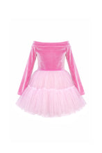 Load image into Gallery viewer, Alora Pink Velvet Dress