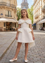 Load image into Gallery viewer, Ecru Bow Dress

