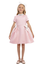 Load image into Gallery viewer, Blush Belle Bow Dress with Headband
