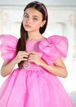 Load image into Gallery viewer, Fuchsia Organza Dress
