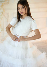 Load image into Gallery viewer, Florella White tutu set
