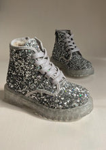 Load image into Gallery viewer, Silver Sparkle Boots
