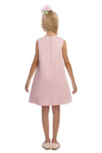 Load image into Gallery viewer, Pink Floral Dress with HairBand
