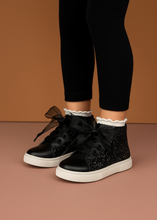 Load image into Gallery viewer, Black Sparkle Tulle
