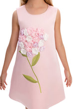 Load image into Gallery viewer, Pink Floral Dress with HairBand
