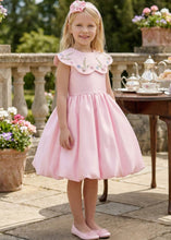 Load image into Gallery viewer, Pink Cape Dress with Headband
