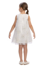 Load image into Gallery viewer, White Sparkle Dress with Cape
