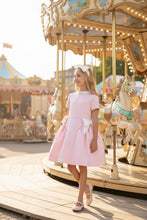 Load image into Gallery viewer, Blush Belle Bow Dress with Headband
