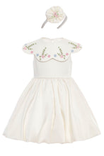 Load image into Gallery viewer, Ecru Cape Dress with Headband
