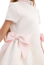 Load image into Gallery viewer, Ecru Belle Bow Dress with Headband
