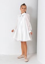 Load image into Gallery viewer, White Organza Long Sleeves
