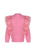 Load image into Gallery viewer, Pink Ruffled TrackSuit
