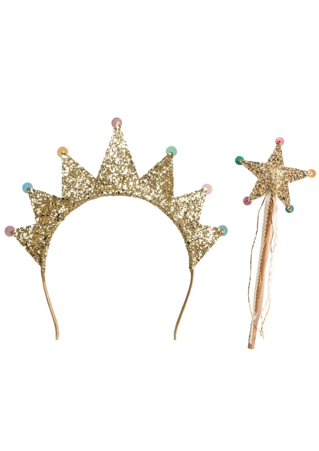 Gold Crown & Magic Wand