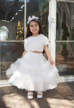 Load image into Gallery viewer, Florella White tutu set
