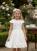 Load image into Gallery viewer, Ecru Cape Dress with Headband
