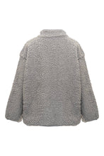 Load image into Gallery viewer, Gray Teddy Jacket
