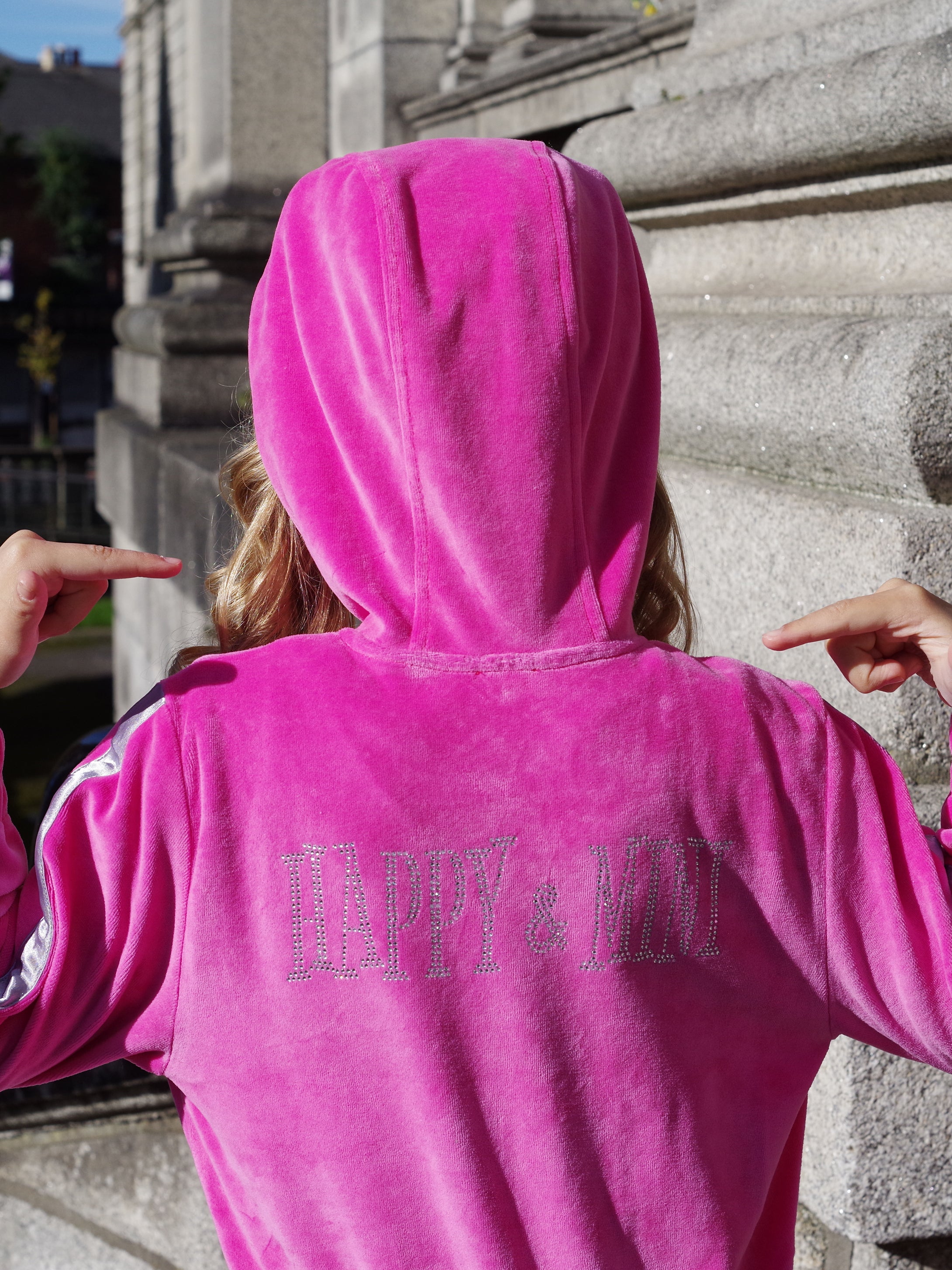 Pink Velvet TrackSuit