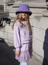 Load image into Gallery viewer, Velvet Lilac Skirt Suit
