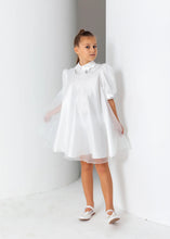 Load image into Gallery viewer, White Organza Short Sleeves
