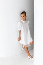 Load image into Gallery viewer, White Organza Short Sleeves
