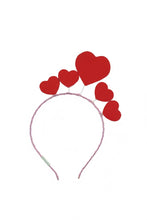 Load image into Gallery viewer, Red Hearts headband
