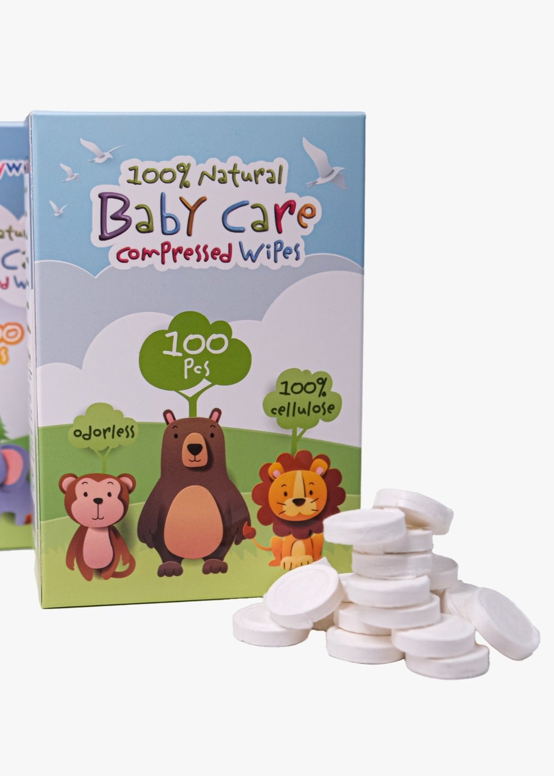 Baby Compressed Dry Wipes