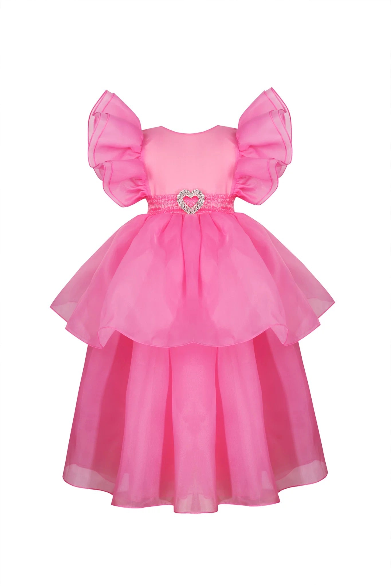 Fuchsia Organza Dress