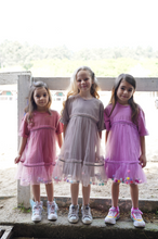 Load image into Gallery viewer, Lilac Pom-Pom Dress
