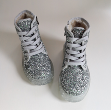 Load image into Gallery viewer, Silver Sparkle Boots
