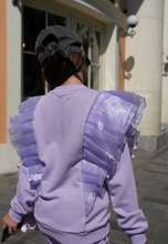 Load image into Gallery viewer, Purple Ruffled TrackSuit
