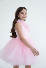 Load image into Gallery viewer, Pink One shoulder with pink ruffles

