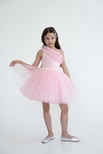 Load image into Gallery viewer, Pink One shoulder with pink ruffles
